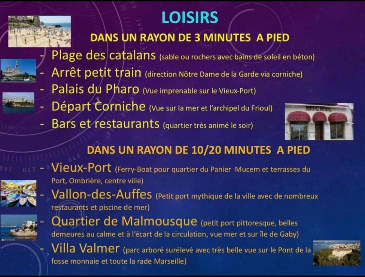 Pied A Terre Strategique Lejlighed Marseille Eksteriør billede